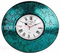 Mosaic Glass Wall Clock-2001